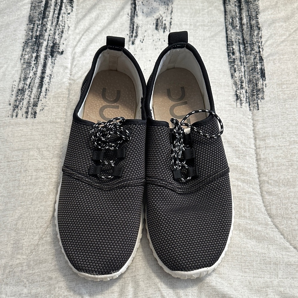 Hey Dude Black and White Sneakers